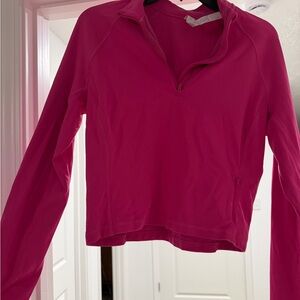 CRZ YOGA Women's Fuchsia Long Sleeve Sweatshirt